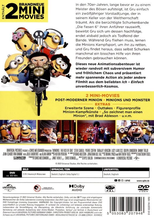 Produktbild: Minions 2 - Auf der Suche nach dem Mini-Boss