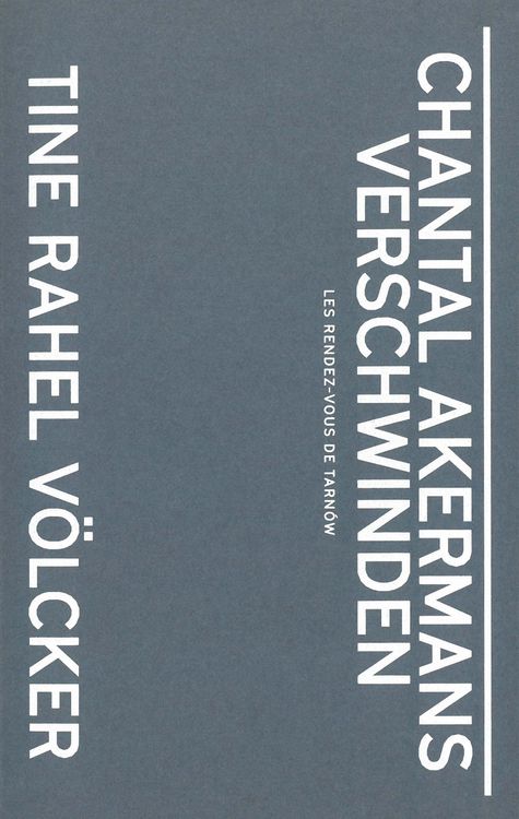 Produktbild: Chantal Akermans Verschwinden
