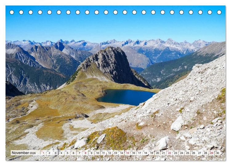 Produktbild: ALPEN BLICK (Tischkalender 2026 DIN A5 quer), CALVENDO Monatskalender