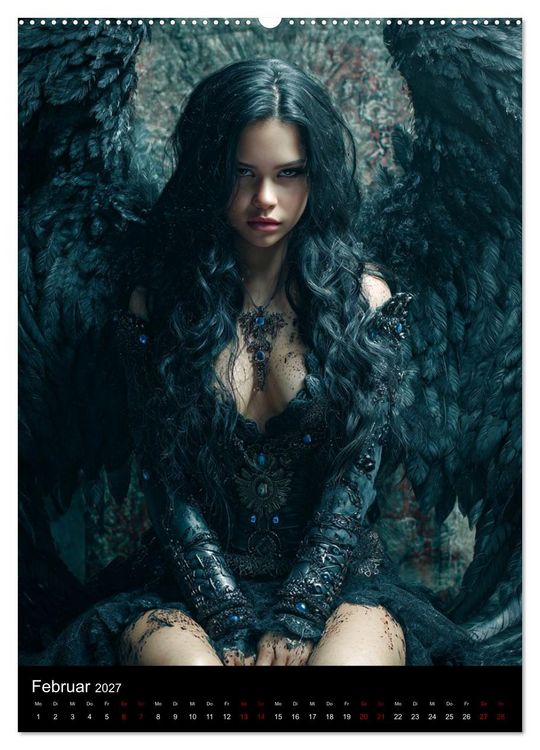 Produktbild: Gothic Angels (hochwertiger Premium Wandkalender 2027 DIN A2 hoch), Kunstdruck in Hochglanz