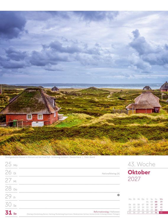 Produktbild: Am Meer Wochenplaner Kalender 2027
