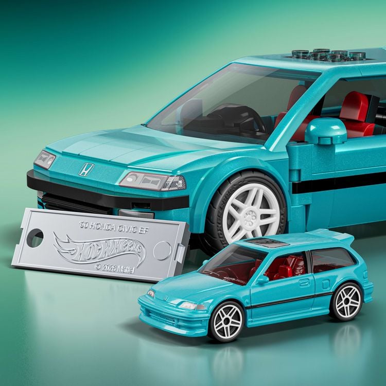Produktbild: Mattel Brick Shop Hot Wheels Speed Honda 2