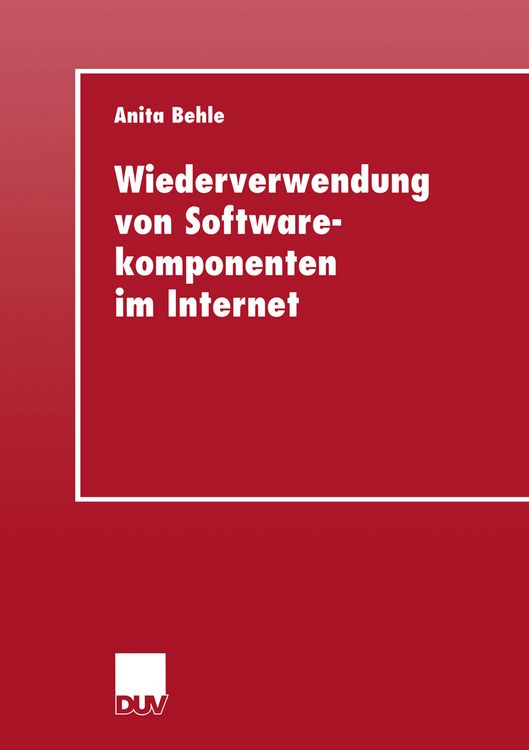 Produktbild: Wiederverwendung von Softwarekomponenten im Internet