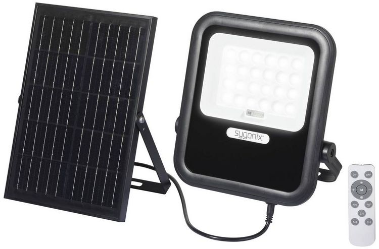 Produktbild: Sygonix SY-6313012 Solar-Wandstrahler 10W Leuchtfarben: Warmwei&szlig;