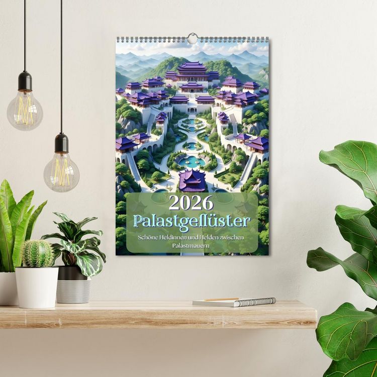 Produktbild: Palastgefl&uuml;ster (Wandkalender 2026 DIN A3 hoch), CALVENDO Monatskalender