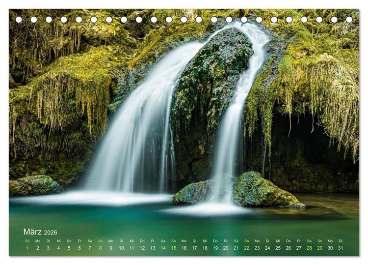 Produktbild: Idyllische Wasserwelten (Tischkalender 2026 DIN A5 quer), CALVENDO Monatskalender