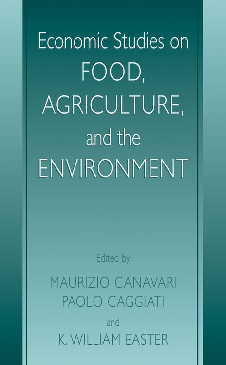 Produktbild: Economic Studies on Food, Agriculture, and the Environment