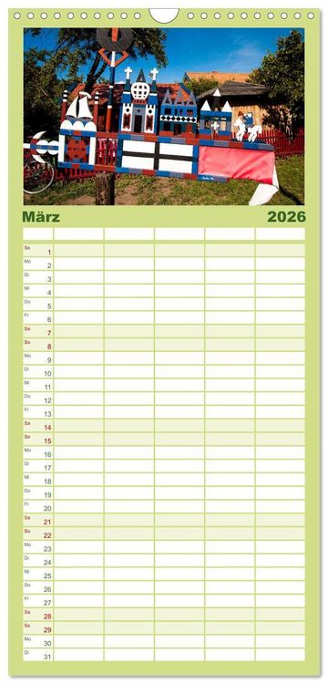 Produktbild: Familienplaner 2026 - Das Baltikum - Unterwegs in faszinierenden Kulturlandschaften mit 5 Spalten (Wandkalender, 21 x 45 cm) CALVENDO