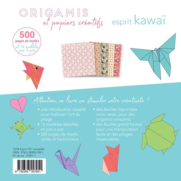 Produktbild: Esprit kawa&iuml; : origamis et papiers cr&eacute;atifs