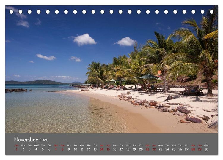 Produktbild: Vietnam`s most beautiful beaches (Desk Calendar 2026 DIN A5 landscape), CALVENDO 12 Month DeskCalendar