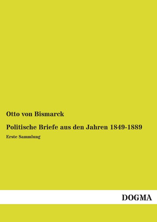 Produktbild: Politische Briefe aus den Jahren 1849-1889