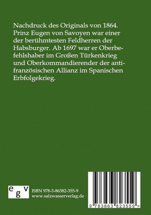 Produktbild: Prinz Eugen von Savoyen