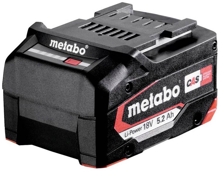 Produktbild: Metabo 625028000 Li-Power Akkupack 18V - 5,2Ah \"AIR COOLED\" Werkzeug-Akku 18V 5.2Ah Li-Ion