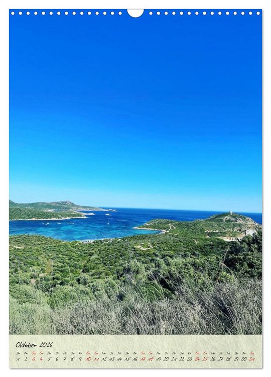 Produktbild: Sardinien - das ganze Jahr Urlaubsgef&uuml;hl (Wandkalender 2026 DIN A3 hoch), CALVENDO Monatskalender