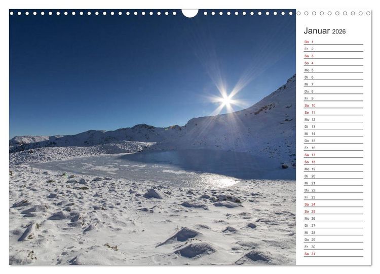Produktbild: Bergseen im Ultental (Wandkalender 2026 DIN A3 quer), CALVENDO Monatskalender