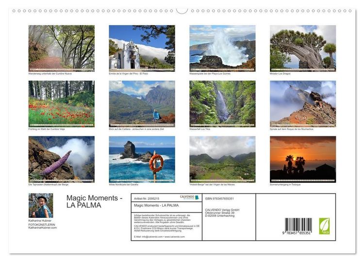 Produktbild: Magic Moments - LA PALMA (hochwertiger Premium Wandkalender 2026 DIN A2 quer), Kunstdruck in Hochglanz