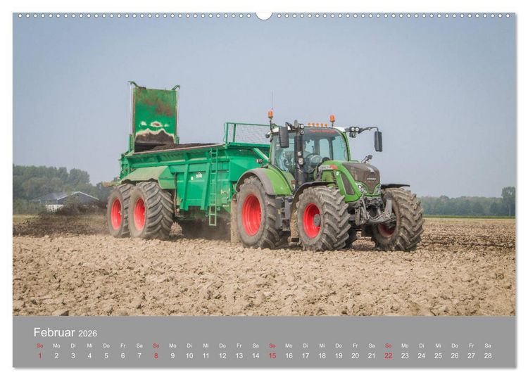 Produktbild: Landtechnik im Einsatz (hochwertiger Premium Wandkalender 2026 DIN A2 quer), Kunstdruck in Hochglanz