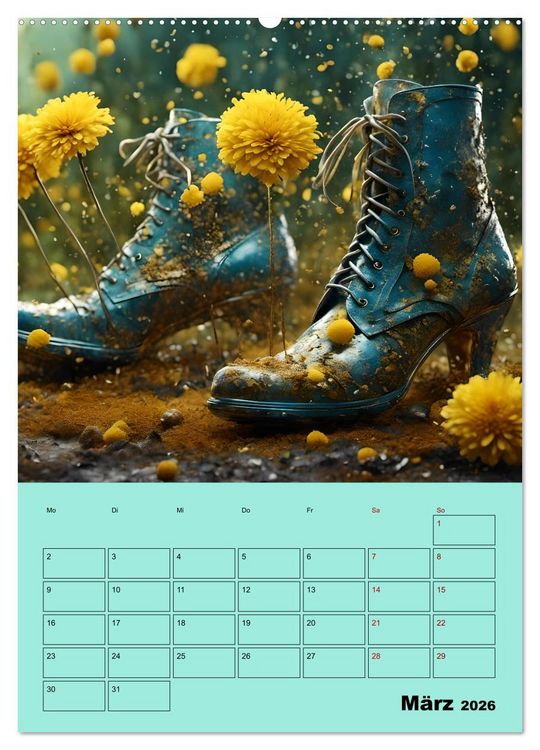 Produktbild: Verzaubert durch High Heels &ndash; Ein Kalender f&uuml;r Schuhliebhaber (Wandkalender 2026 DIN A2 hoch), CALVENDO Monatskalender