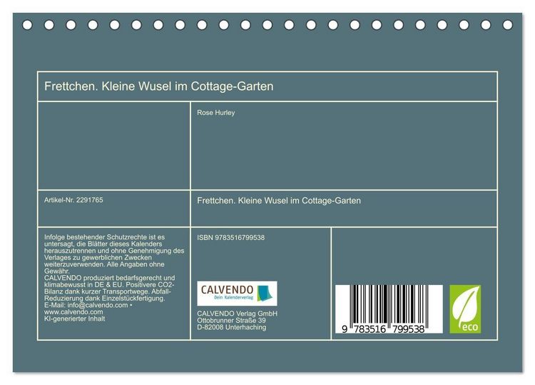 Produktbild: Frettchen. Kleine Wusel im Cottage-Garten (Tischkalender 2027 DIN A5 quer), CALVENDO Monatskalender