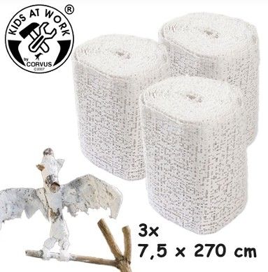 Produktbild: CORVUS A600767 - Kids at work: Gipsbinde 3 St&uuml;ck, 7,5 x 270 cm