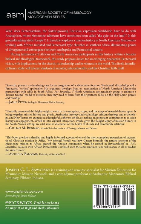 Produktbild: Toward an Anabaptist-Pentecostal Vision