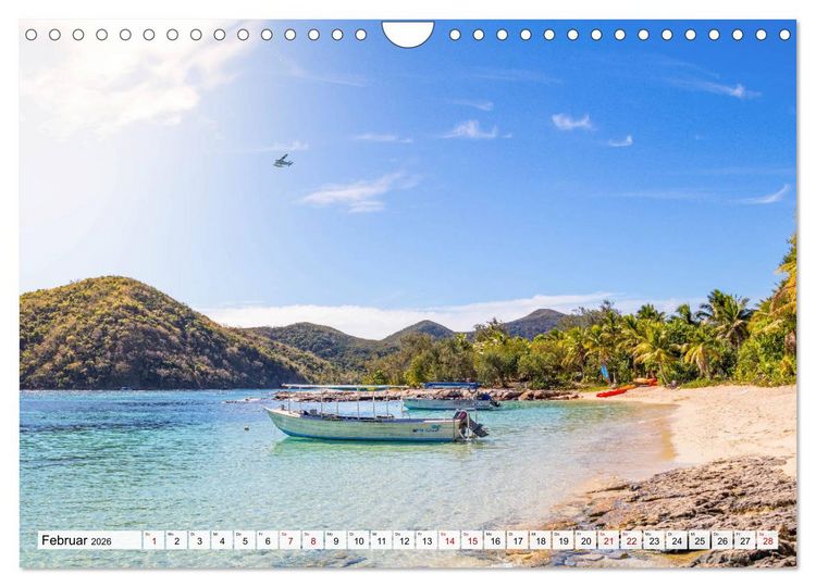 Produktbild: Summer Paradise Fiji (Wandkalender 2026 DIN A4 quer), CALVENDO Monatskalender