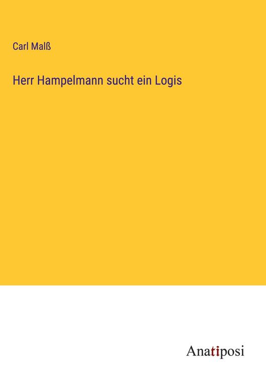 Produktbild: Herr Hampelmann sucht ein Logis