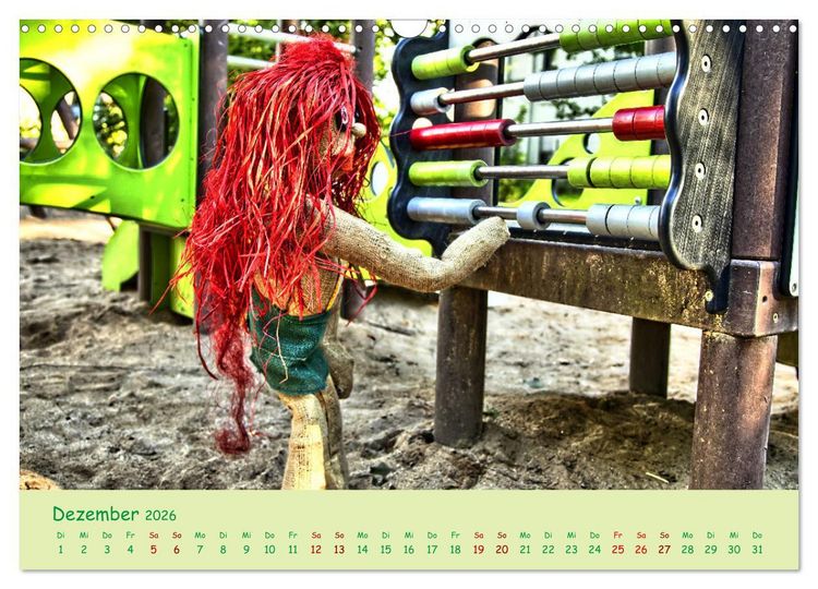 Produktbild: Mein Name ist Jute, wir sind auf dem Spielplatz (Wandkalender 2026 DIN A3 quer), CALVENDO Monatskalender