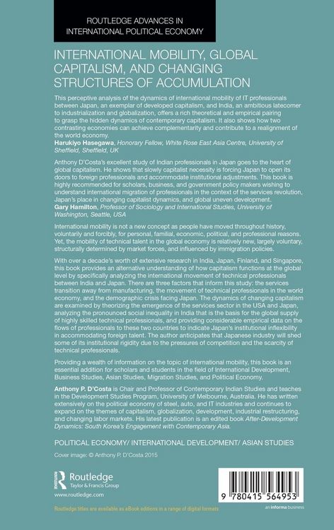 Produktbild: International Mobility, Global Capitalism, and Changing Structures of Accumulation
