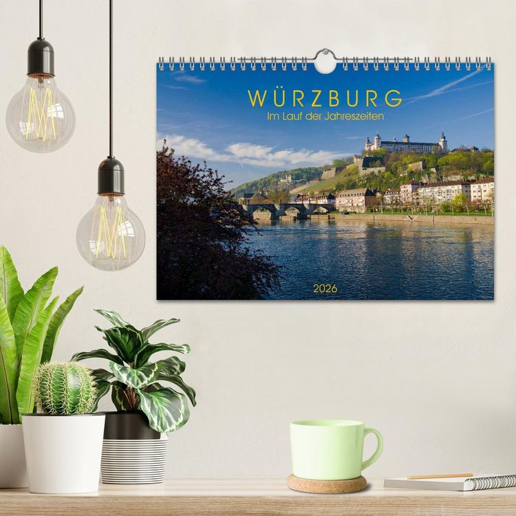 Produktbild: W&uuml;rzburg - Im Lauf der Jahreszeiten (Wandkalender 2026 DIN A4 quer), CALVENDO Monatskalender