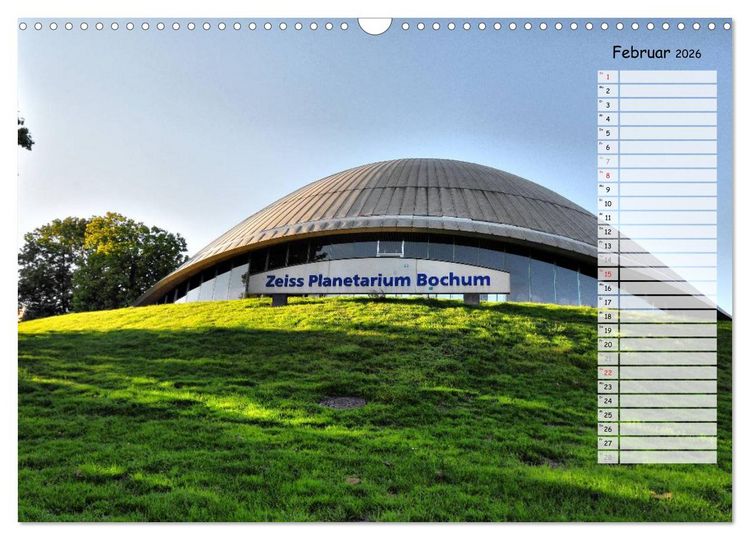 Produktbild: Bochum / Geburtstagskalender (Wandkalender 2026 DIN A3 quer), CALVENDO Monatskalender