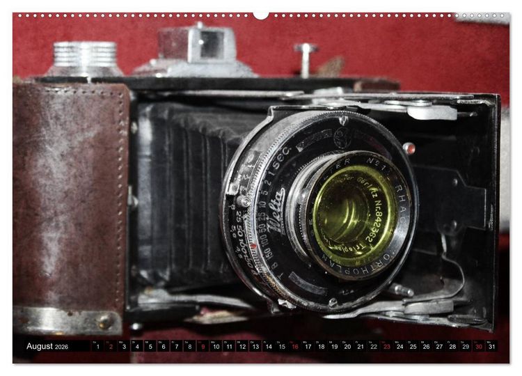 Produktbild: Historische Fotoapparate (hochwertiger Premium Wandkalender 2026 DIN A2 quer), Kunstdruck in Hochglanz
