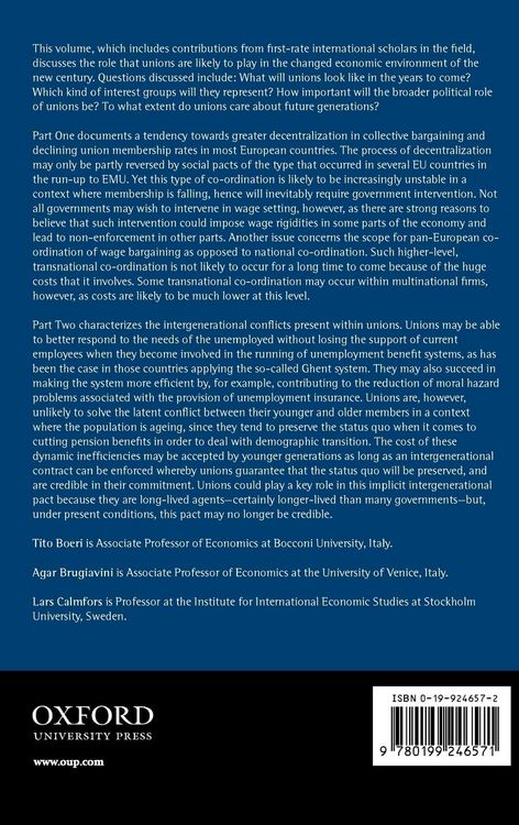 Produktbild: The Role of Unions in the Twenty-First Century