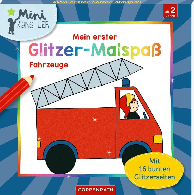 Produktbild: Mein erster Glitzer-Malspa&szlig; - Fahrzeuge