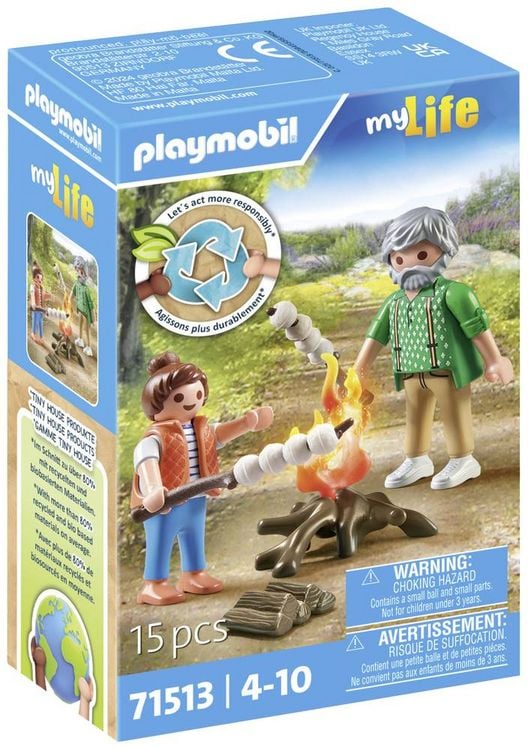 Produktbild: PLAYMOBIL 71513 - My Life - Lagerfeuer mit Marshmallows