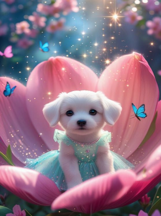 Produktbild: CALVENDO Puzzle D&auml;umelinchen-Hundewelpe | 2000 Teile Lege-Gr&ouml;&szlig;e 90x67cm Foto-Puzzle f&uuml;r gl&uuml;ckliche Stunden