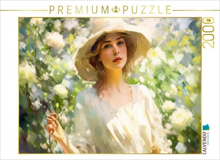 Produktbild: CALVENDO Puzzle In einem bl&uuml;henden Garten | 2000 Teile Lege-Gr&ouml;&szlig;e 90x67cm Foto-Puzzle f&uuml;r gl&uuml;ckliche Stunden