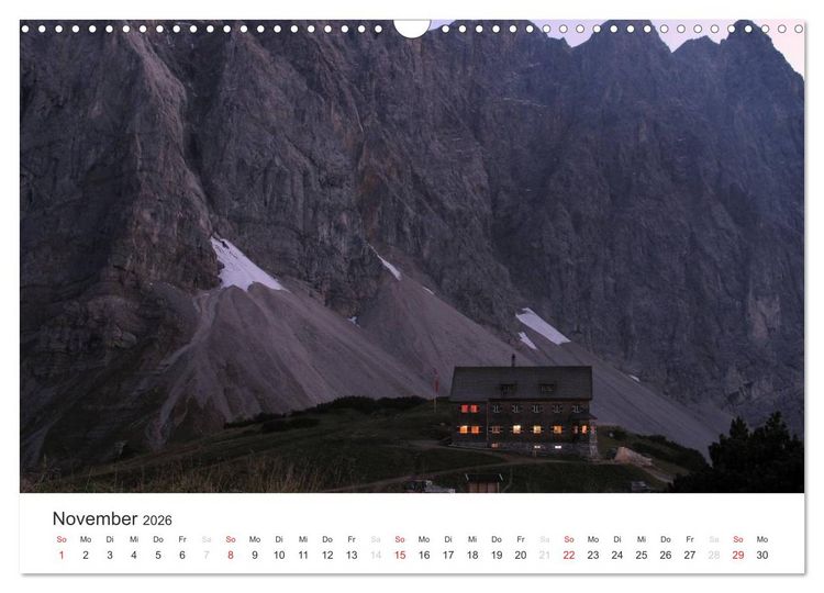 Produktbild: Bergwelten - Vom Voralpenland zu den Zentralalpen (Wandkalender 2026 DIN A3 quer), CALVENDO Monatskalender