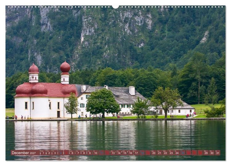 Produktbild: Bavaria.The Allgaeu and the Koenigssse (High Quality Premium Wall Calendar 2027 DIN A2 landscape),CALVENDO 12 Month Wall Calendar