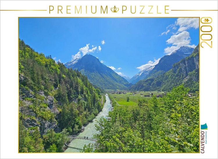 Produktbild: CALVENDO Puzzle Aareschlucht | 2000 Teile Lege-Gr&ouml;&szlig;e 90x67cm Foto-Puzzle f&uuml;r gl&uuml;ckliche Stunden