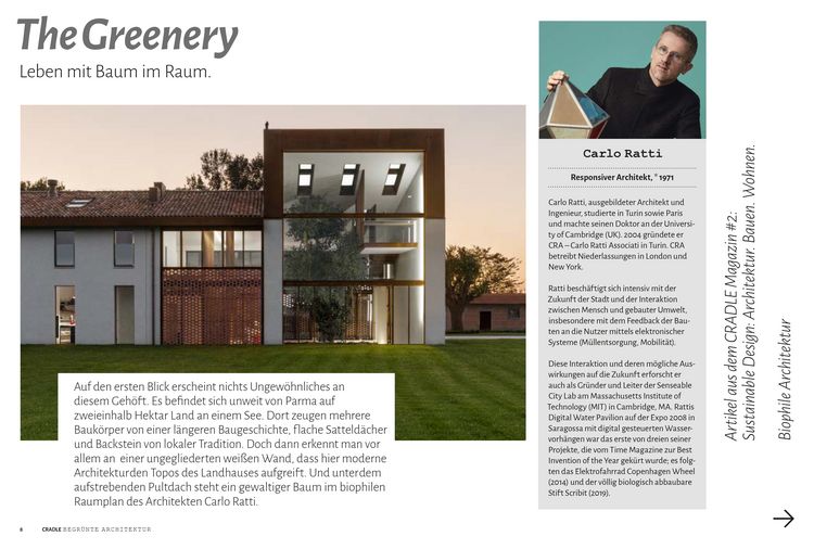 Produktbild: CRADLE Buch: Begr&uuml;nte Architektur