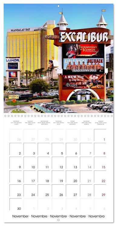 Produktbild: Las Vegas, Iconic City of Dreams (Wall Calendar 2026 12 &times; 12 Inch) CALVENDO 12 Month Wall Calendar