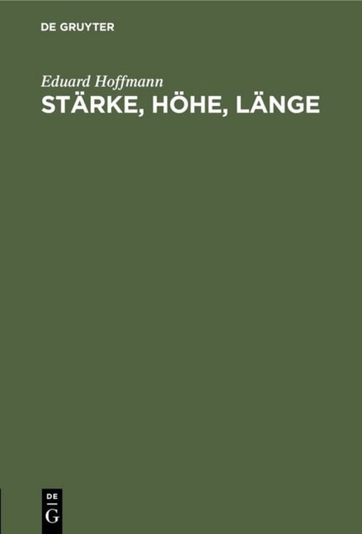 Produktbild: St&auml;rke, H&ouml;he, L&auml;nge