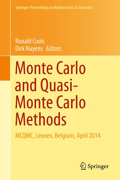 Produktbild: Monte Carlo and Quasi-Monte Carlo Methods