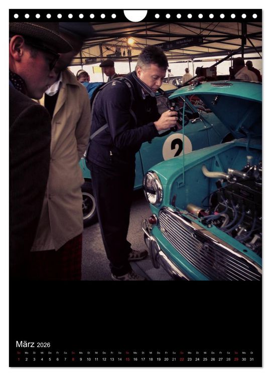 Produktbild: MotorSchau Goodwood Revival (Wandkalender 2026 DIN A4 hoch), CALVENDO Monatskalender