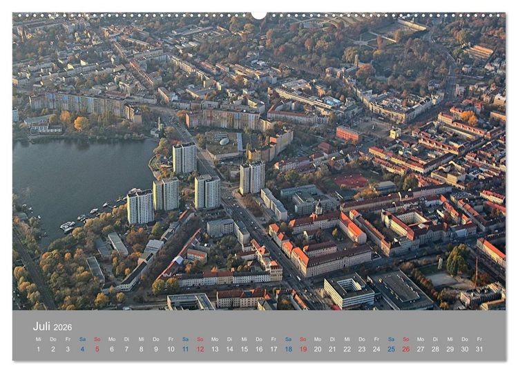 Produktbild: Potsdam von Oben (Wandkalender 2026 DIN A2 quer), CALVENDO Monatskalender