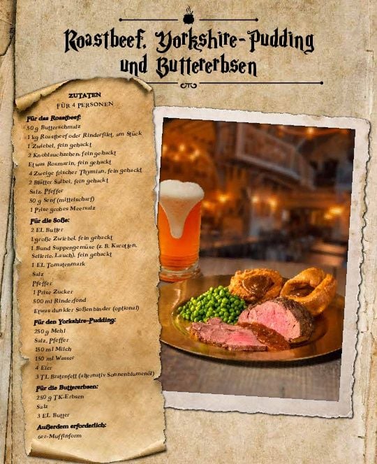 Produktbild: Gasthausrezepte f&uuml;r Harry Potter Fans