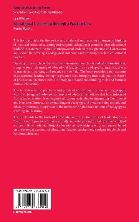 Produktbild: Educational Leadership through a Practice Lens