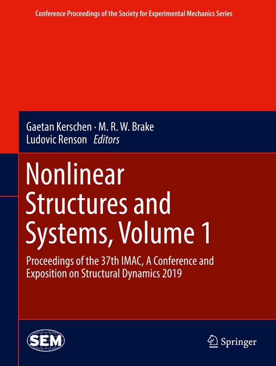 Produktbild: Nonlinear Structures and Systems, Volume 1