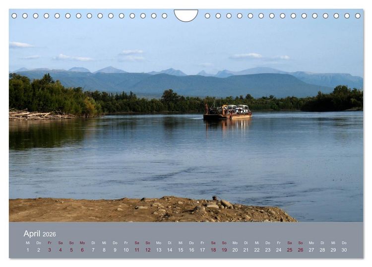 Produktbild: Kamtschatka - Vulkane, Asche, Eis (Wandkalender 2026 DIN A4 quer), CALVENDO Monatskalender